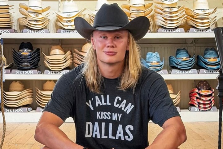 3. Erling Haaland en Wild Bill's Western Store. Foto - @wildbillswesternstore (Instagram)