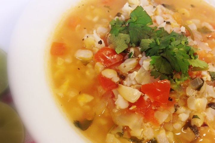 4. Caldo de chuales. Foto - Los Canastos