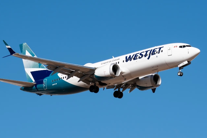 6. Avión Boeing 737 de WestJet. Foto - Simple Flying