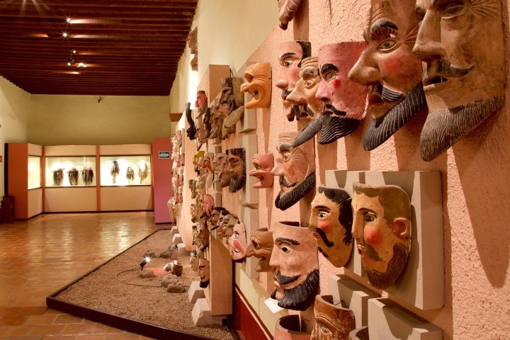 9. Máscaras en el Museo Rafael Coronel. Foto - Museo Rafael Coronel (Facebook)