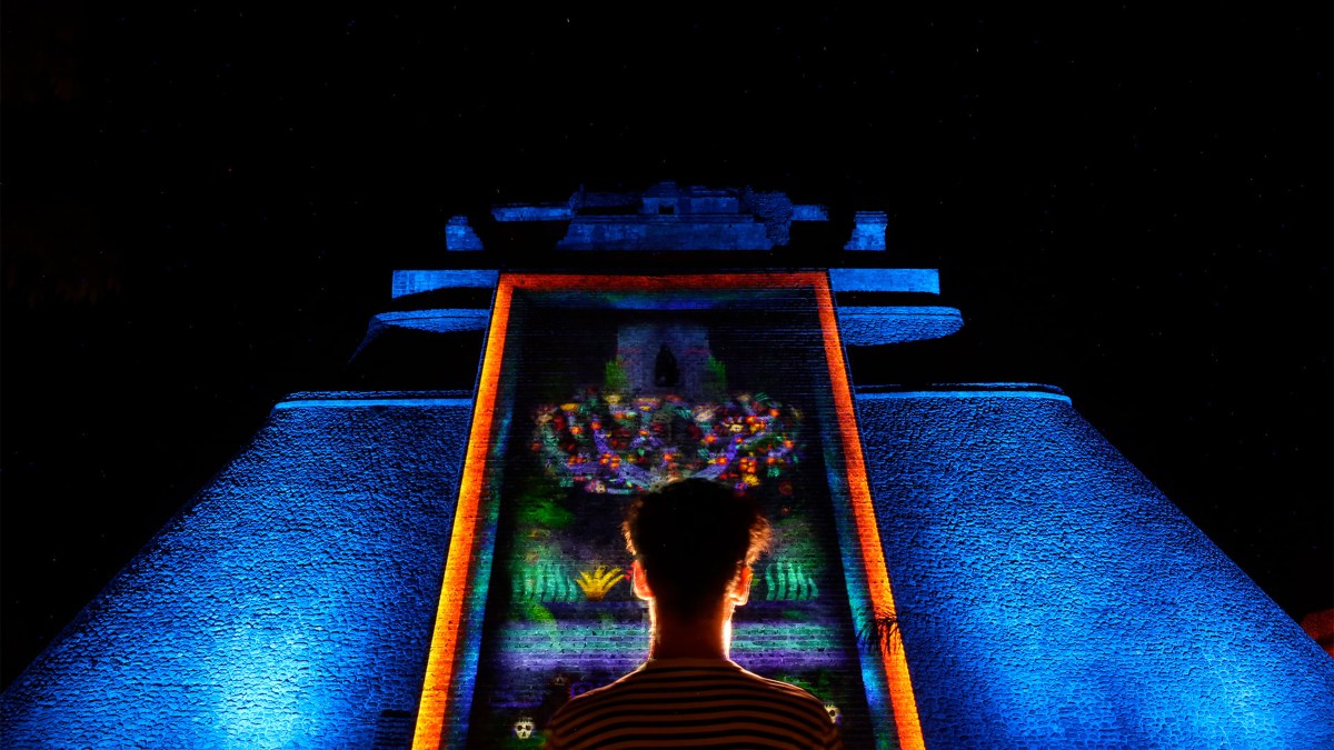 SHOWS DE VIDEOMAPPING EN YUCATÁN. Foto - Cocolab