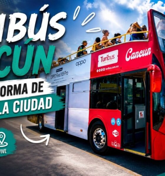 TURIBUS CANCÚN ZONA HOTELERA. Foto - Archivo El Souvenir