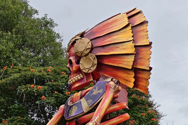 1. Catrina de Tonatiuh en el Valle de Catrinas 2026. Foto - Gus Espinosa