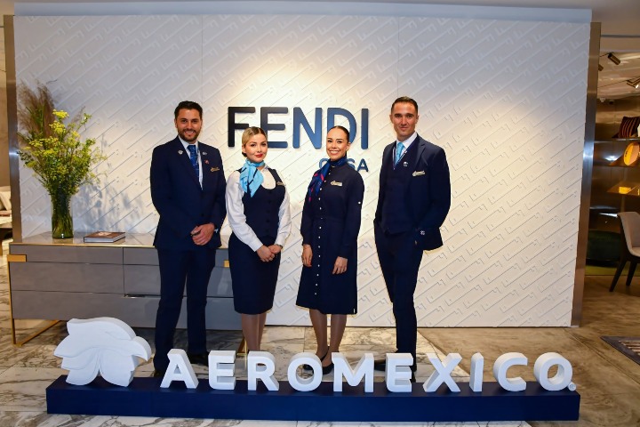 2. Anuncio de la ruta entre CDMX y Milán. Foto - Archivo Aeromexico