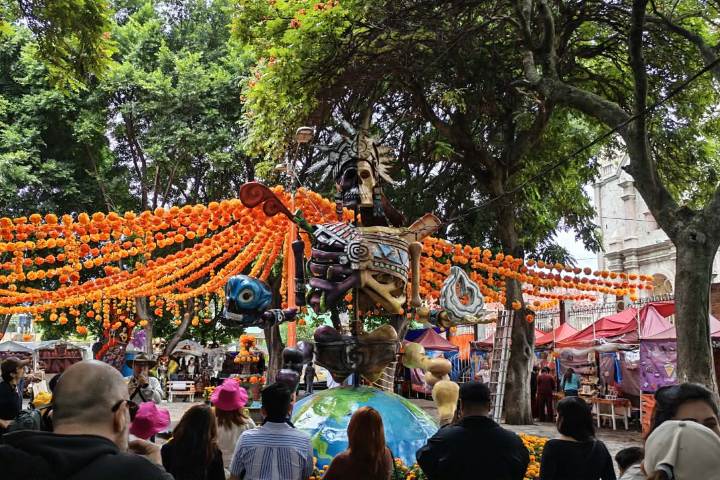 2. Catrina de Oméotl en el Valle de Catrinas 2026. Foto - Gus Espinosa