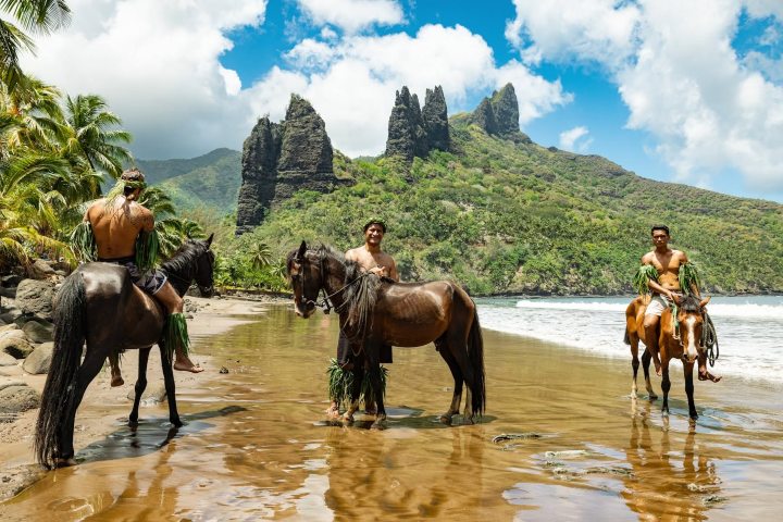 3. Caballos en Tahití. Foto - Tahiti Tourisme (Facebook)