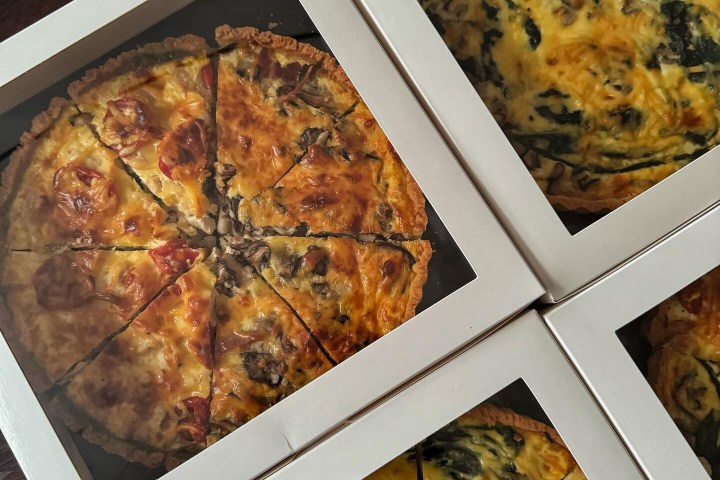 3. Cajas de quiche Lorraine. Foto - @cakesndoughkch (Instagram)