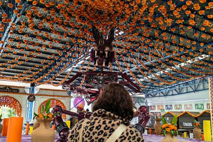 3. Catrina de Tzinacantecuhtli en el Valle de Catrinas 2026. Foto - Gus Espinosa