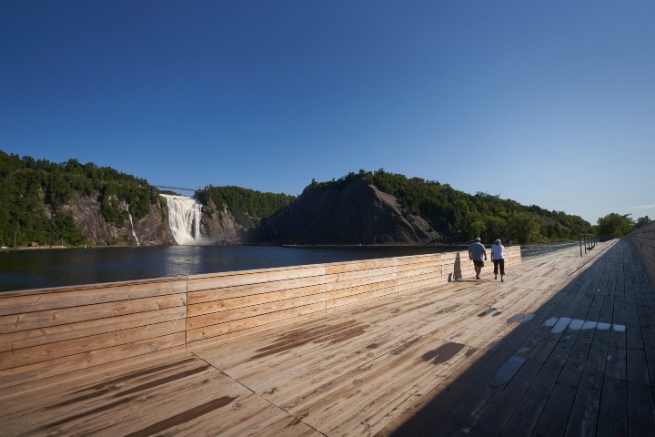 4. Bases en la Cascada de Montmorency. Foto - Parc de la Chute-Montmorency (Facebook)