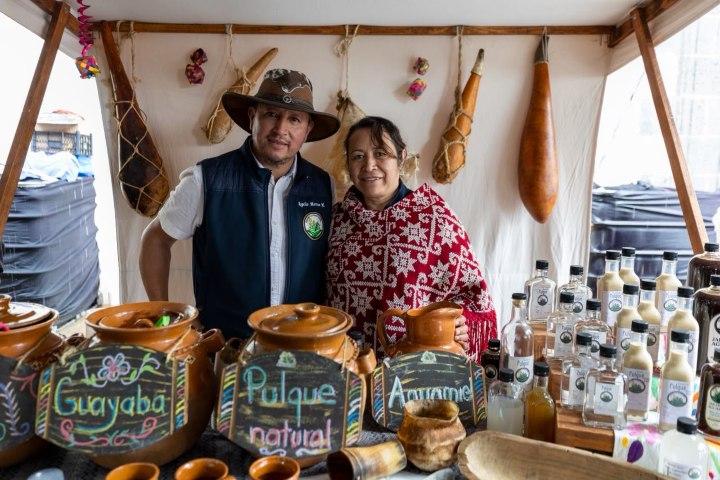 4. Puesto tradicional de venta de pulque natural y curados en los 25 años de Pueblos Mágicos. Foto - Archivo SECTUR