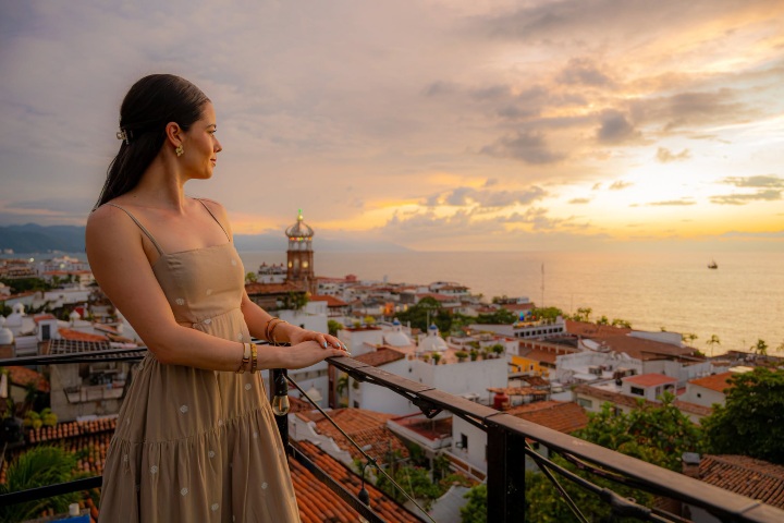 4. Viajera en Puerto Vallarta. Foto - Puerto Vallarta, Mexico (Facebook)