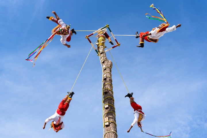 Voladores de Papantla. Foto. - Archivo de Civitatis