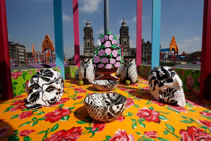 6. Altar Monumental en la CDMX. Foto - Secretaría de Turismo de la Ciudad de México (Facebook)