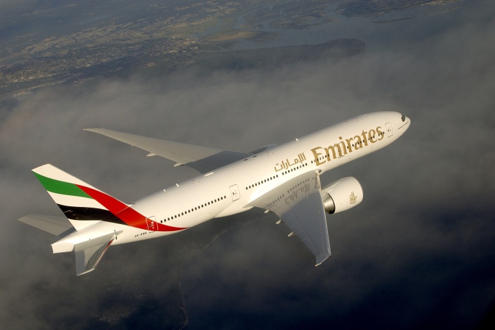 6. Avión de Emirates. Foto - Emirates