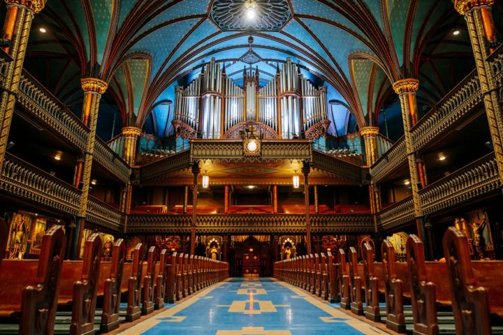 7. Órgano en la Basílica de Notre-Dame de Montreal. Foto - Basilique Notre-Dame de Montréal