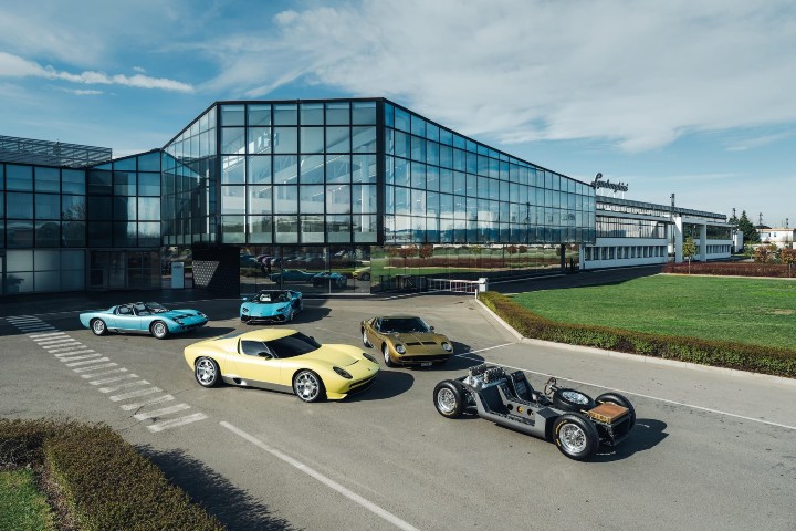 7. Vehículos históricos del Museo Automobili Lamborghini. Foto - Lamborghini Barcelona