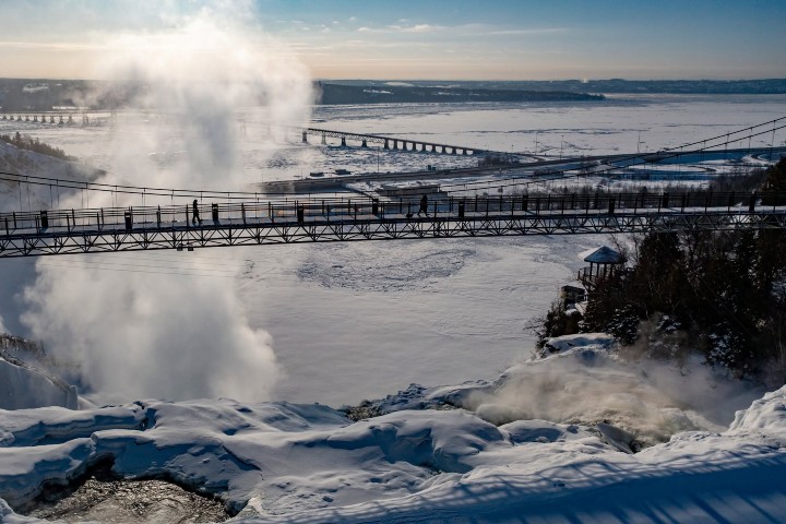 8. Puente en el Parc de la Chute-Montmorency. Foto - Parc de la Chute-Montmorency (Facebook)