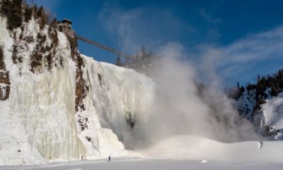 LA CASCADA DE MONTMORENCY. Foto - Parc de la Chute-Montmorency (Facebook)
