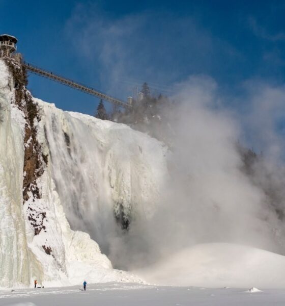 LA CASCADA DE MONTMORENCY. Foto - Parc de la Chute-Montmorency (Facebook)