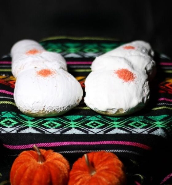 PAN DE MUERTO ACAMBARENSE. Foto - Panadería santísima Trinidad (Facebook)