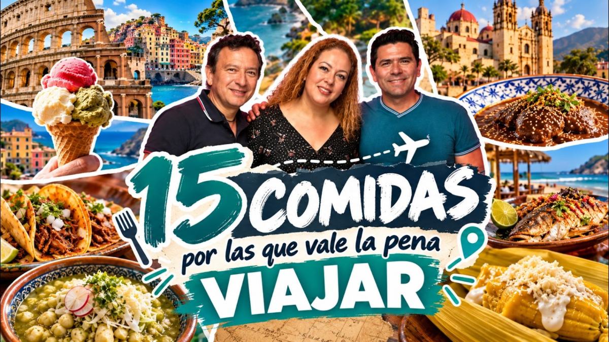 PÓDCAST 15 COMIDAS POR LAS QUE VALE LA PENA VIAJAR. Foto - El Souvenir