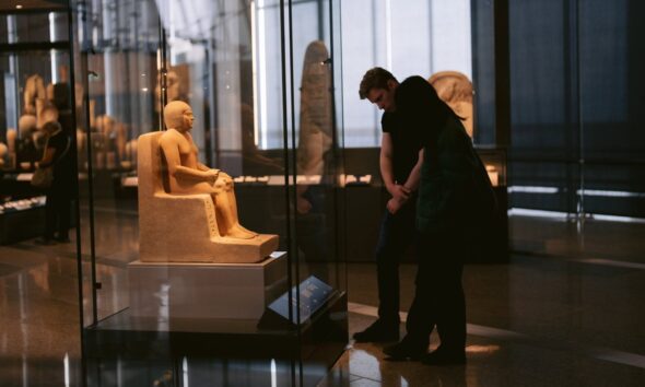 TURKISH CELEBRA 75 AÑOS VOLANDO A EGIPTO. Foto - Grand Egyptian Museum (Facebook)